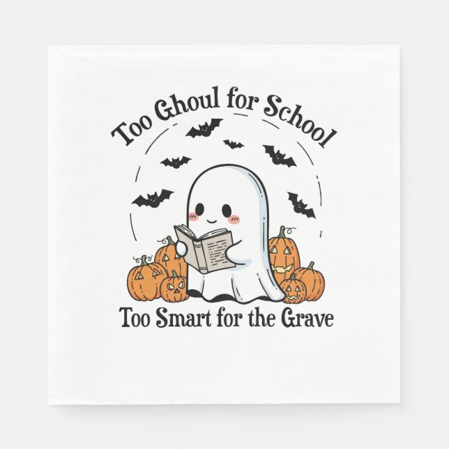 Trick oder Treat Halloween Serviette (Vorderseite)