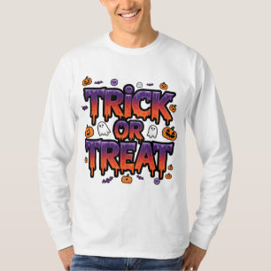 Trick oder Treat Halloween Spaß T-Shirt