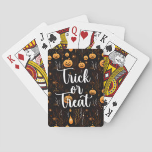 Trick oder Treat Halloween Spielkarten