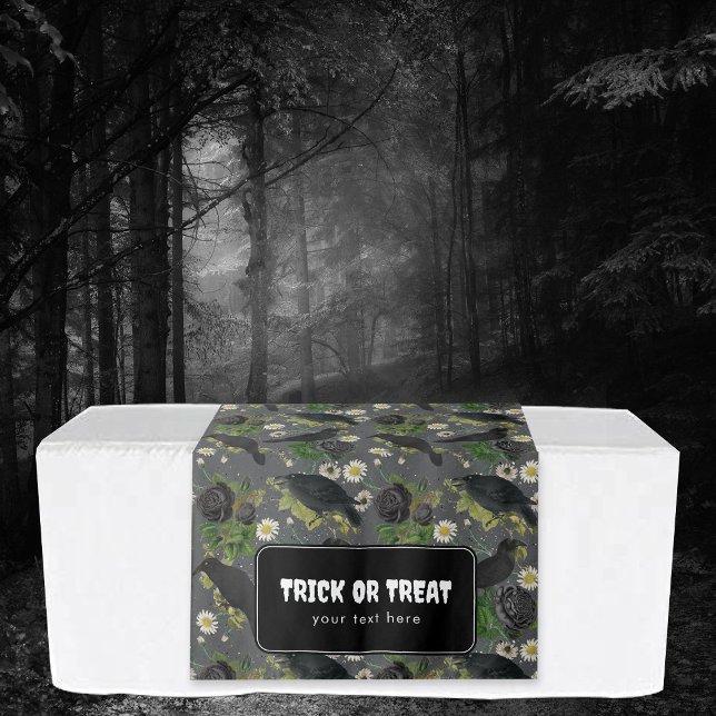 Trick oder Treat Halloween Table Hangbanner Wandteppich (Trick or Treat Halloween Table Hanging Banner Tapestry)