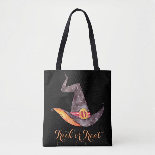 Trick oder Treat Halloween-Tasche (Vorderseite)