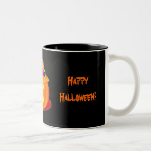 Trick oder Treat Halloween-Tasse Zweifarbige Tasse