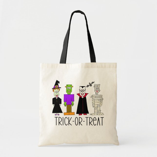 Trick oder Treat Halloween Tote Bag Tragetasche (Vorne)