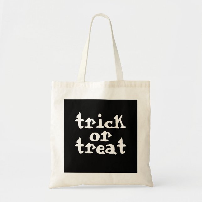Trick oder Treat Halloween Tragetasche (Vorne)