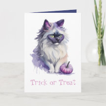 Trick oder Treat Halloween-Wildkatze