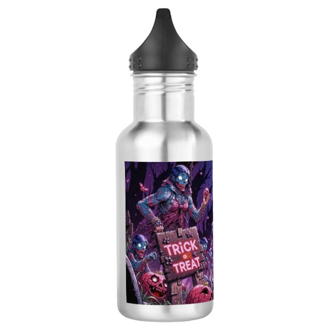 Trick oder Treat Halloween Zombies geben das Gehir Edelstahlflasche (Links)