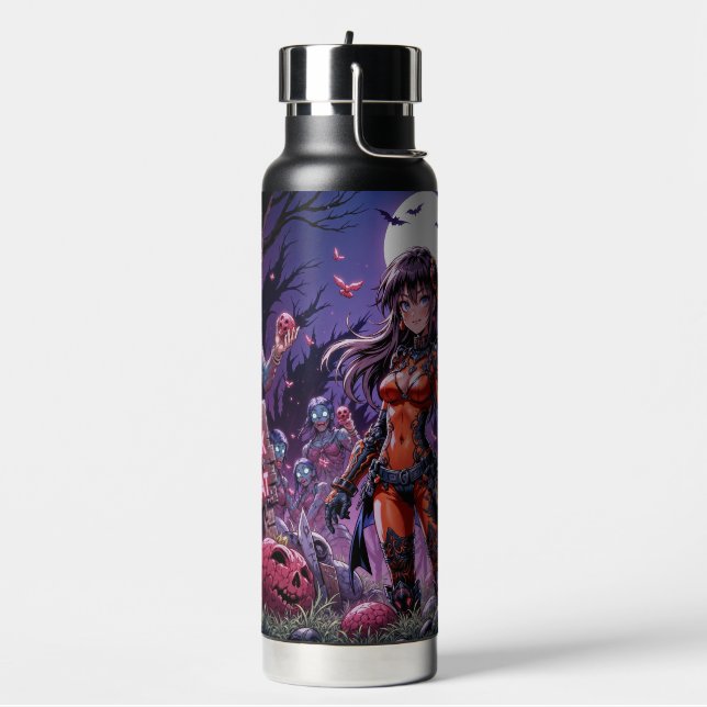 Trick oder Treat Halloween Zombies geben das Gehir Trinkflasche (Links)