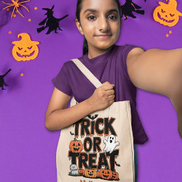 Trick oder Treat / Happy Halloween Brauch Tragetasche