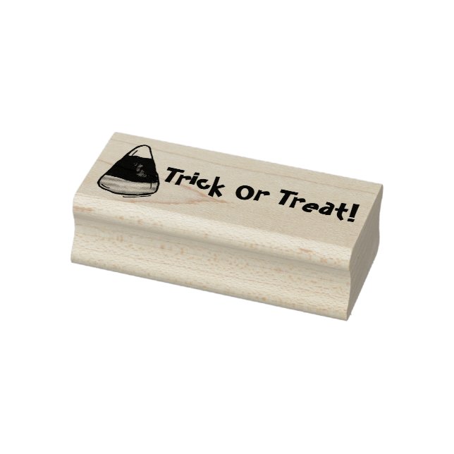 Trick oder Treat Happy Halloween Candy Corn Briefm Gummistempel (Stempel)