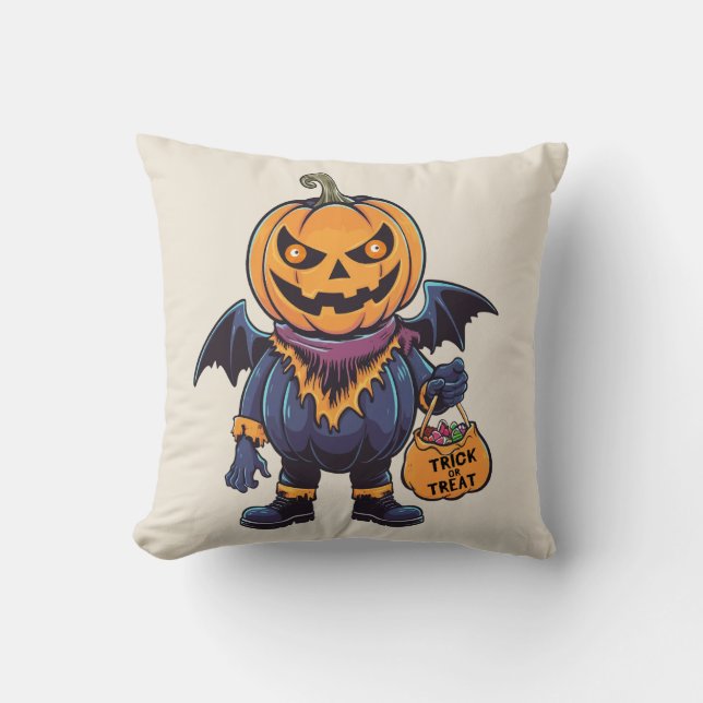Trick oder Treat | Happy Halloween Kissen (Vorderseite)