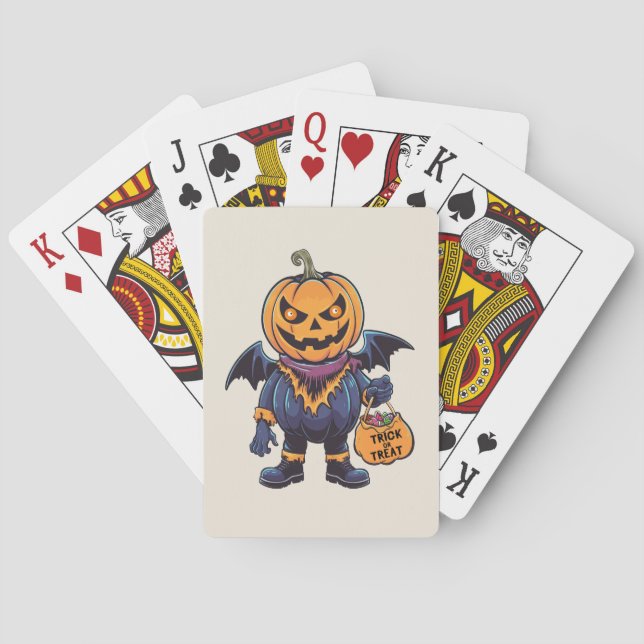 Trick oder Treat | Happy Halloween Spielkarten (Rückseite)