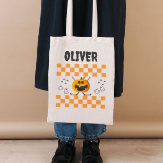 Trick oder Treat Hockey Modern Custom Halloween Tragetasche