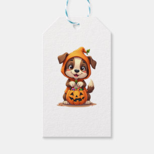 Trick oder Treat Hund � Niedliches Halloween Puppy Geschenkanhänger
