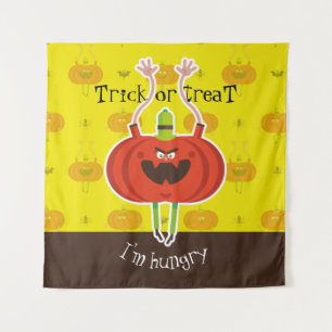 Trick oder treat ich habe Hunger Wandteppich