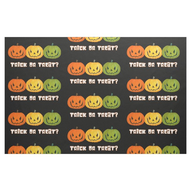 Trick oder Treat Jack-O-Lanterns Stoff (Fat Quarter (45,7 x 55,9 cm))