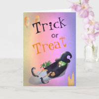 Trick oder Treat Joke Witz am Wellness-Center Funn