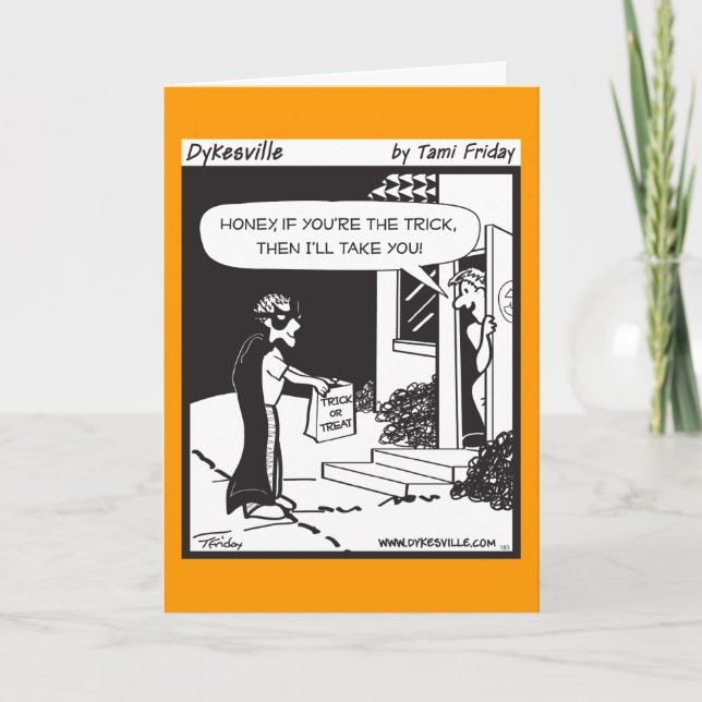 Trick oder Treat Karte (Vorderseite)