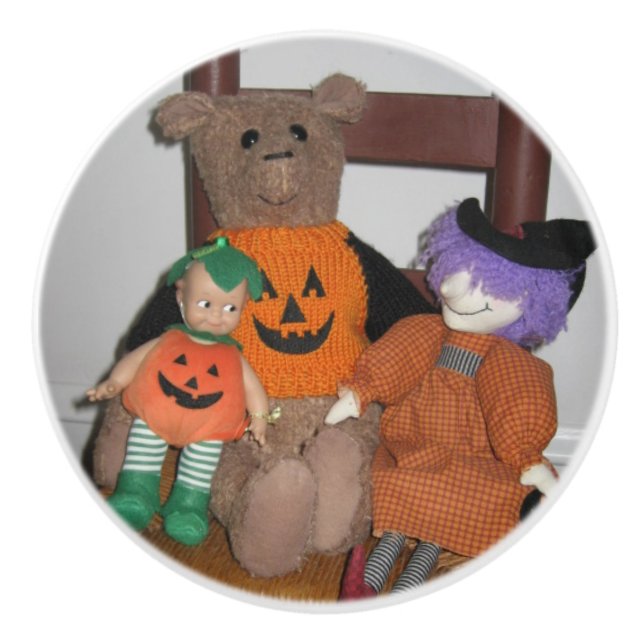 Trick oder Treat Keramikknauf (Vorderseite)