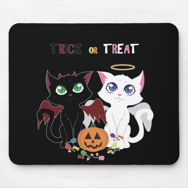Trick oder Treat Kittens Mousepad (Vorne)