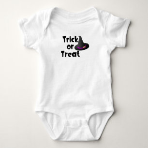 Trick oder Treat (mit Hexen-Hut) Baby Strampler