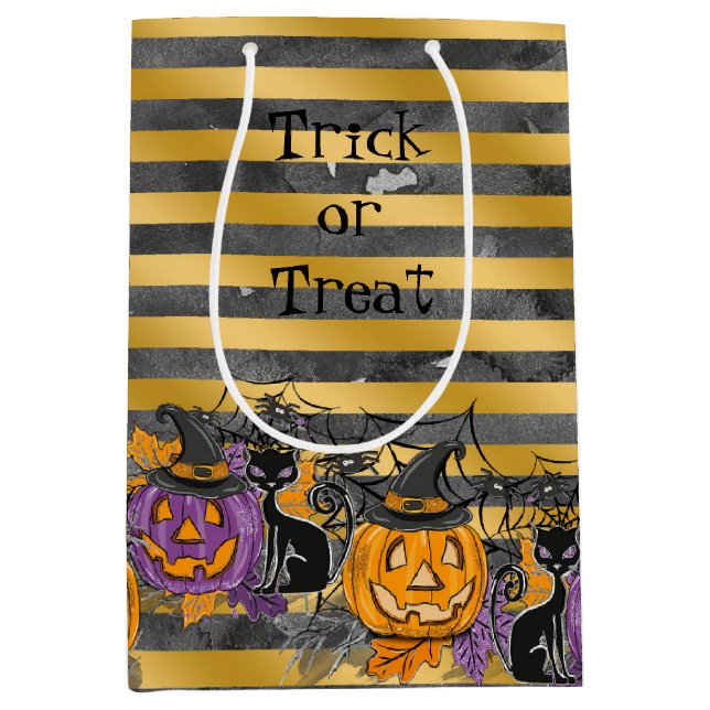 Trick oder Treat Mittlere Geschenktüte (Vorderseite)