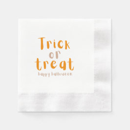 Trick oder Treat Moderne benutzerfreundliche Hallo Serviette