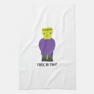 Trick oder Treat - Niedlich Frankenstein Handtuch