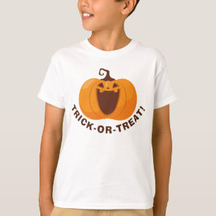 Trick oder Treat Niedlichen Halloween Orange Pumpk T-Shirt