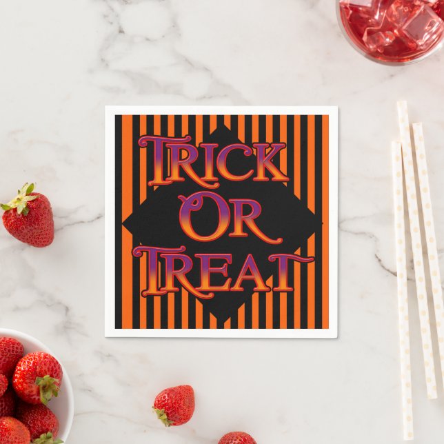 Trick oder Treat Paper Napkins Serviette (Beispiel)