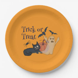 Trick oder Treat Pappteller