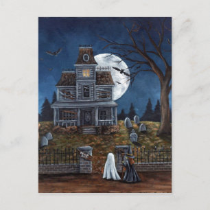 Trick oder Treat Postkarte