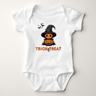 Trick oder Treat Pumpkin Baby Bodysuit Strampler