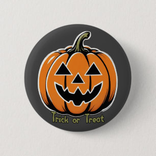 Trick oder Treat- Pumpkin Button
