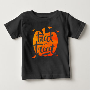 Trick oder Treat Pumpkin Halloween Kleinkind Baby T-shirt