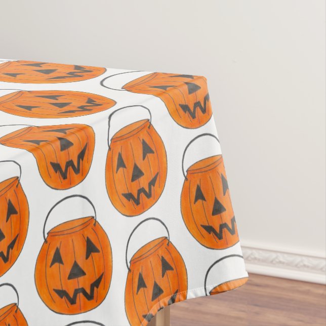 Trick oder Treat Pumpkin Jack o' Lantern Halloween Tischdecke (Beispiel)