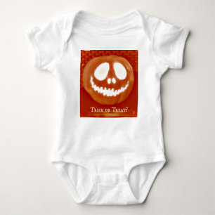 Trick oder Treat Pumpkin Jack-o''Lantern Sleeper Baby Strampler