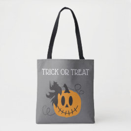 Trick oder Treat Pumpkin Kürbislaterne Bat Black