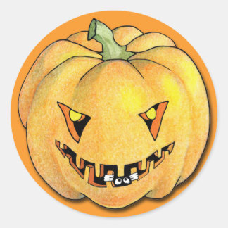 Trick oder Treat Pumpkin Sticker