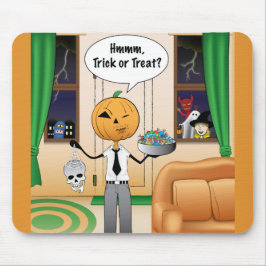 Trick oder Treat Pumpkin Vater Mousepad