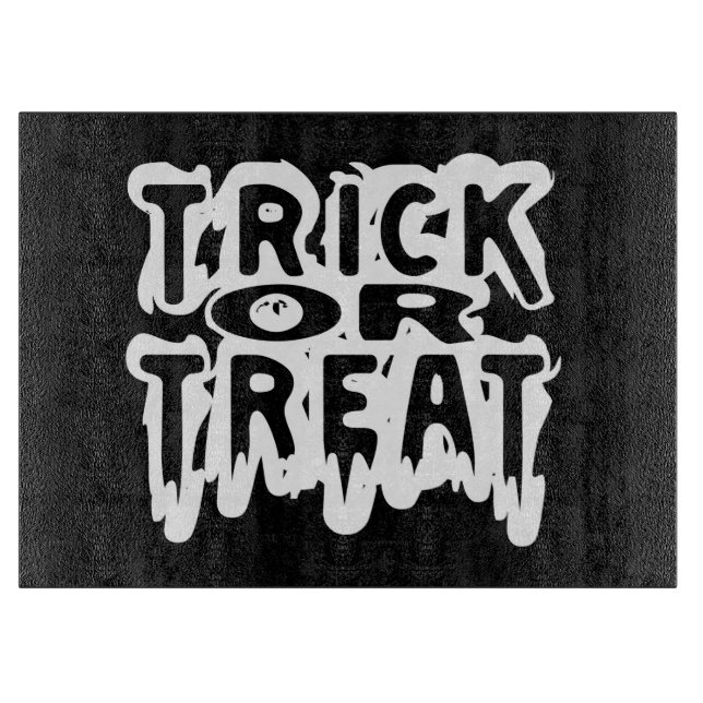 Trick oder Treat Schneidebrett (Vorderseite)