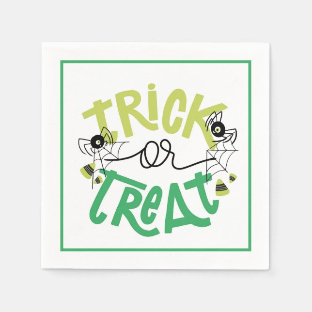 Trick oder Treat Serviette (Vorderseite)