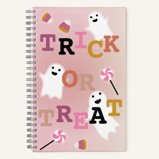 Trick oder Treat Spiral Notebook Notizbuch