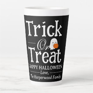 Trick oder Treat Spooky Halloween Familie Milchtasse