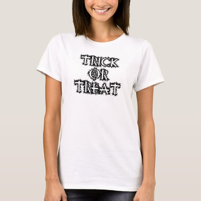 Trick oder Treat T-Shirt (Vorderseite)