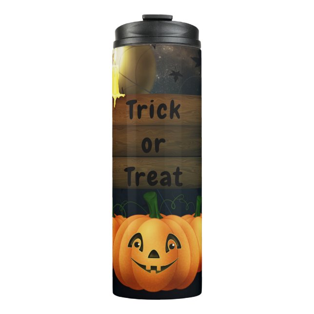 Trick oder Treat Thermosbecher (Vorderseite)