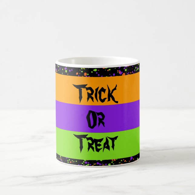 Trick oder Treat / Tier / Punkte / Kaffeetasse (Mittel)