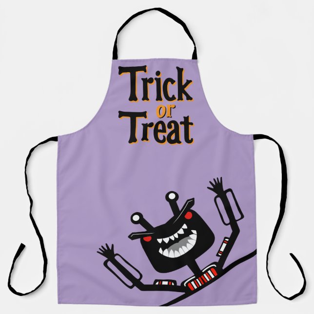 Trick oder Treat Trivet Schürze (Vorderseite)