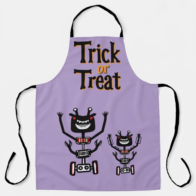 Trick oder Treat Trivet Schürze (Vorderseite)