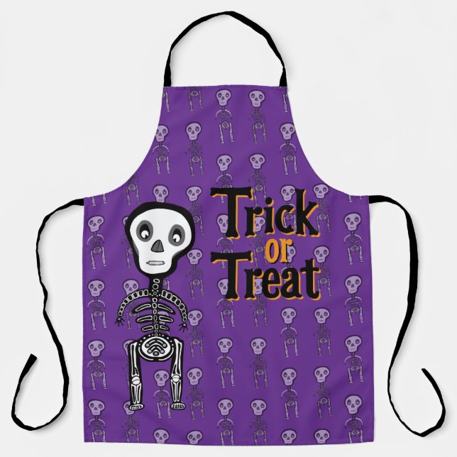 Trick oder Treat Trivet Schürze (Vorderseite)
