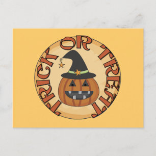 Trick oder Treat Tshirts und Geschenke Postkarte
